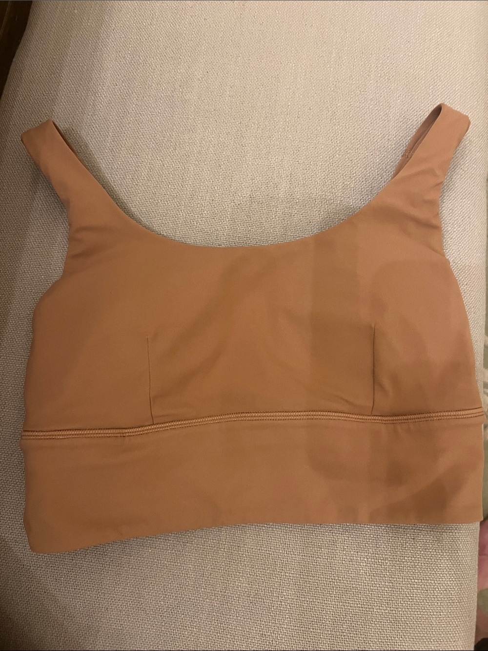 Lululemon sports bra sz 6 like brand new cel color